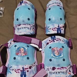 Disney Frozen Protective Knee and Elbow Pads - Light Blue & Purple